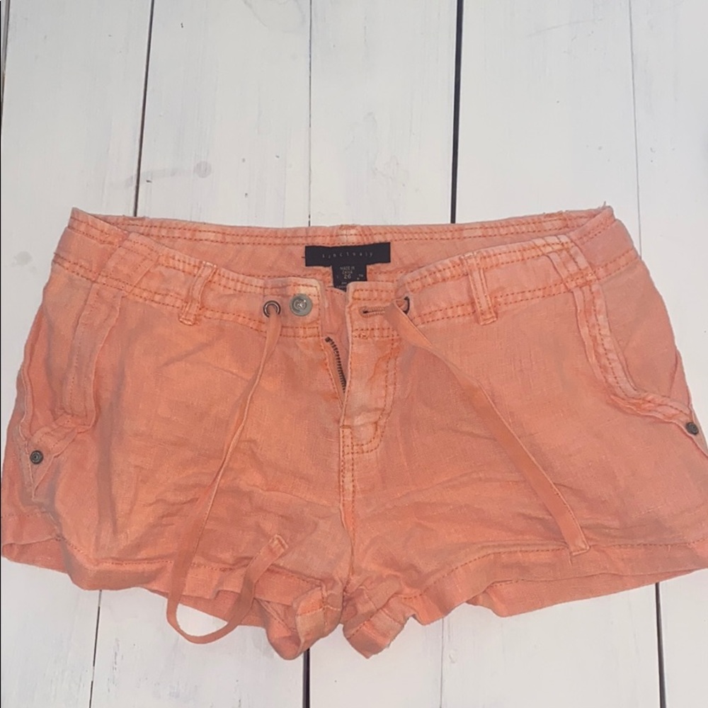Size 26 coral colored shorts
